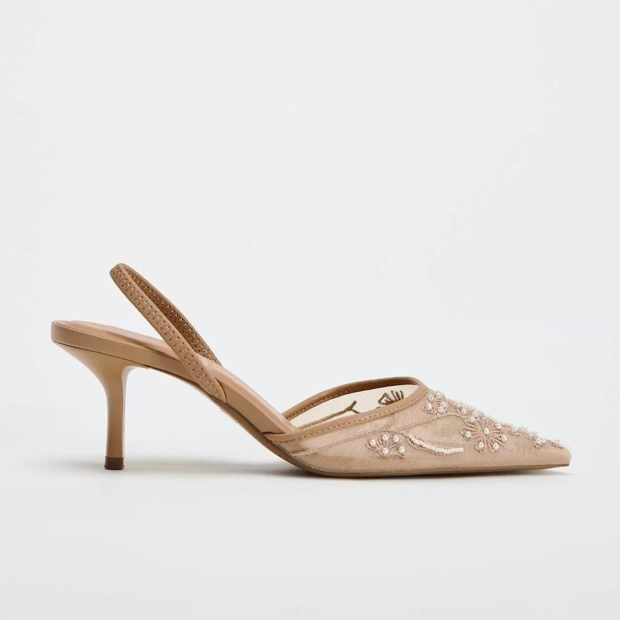 Dames Slim Fit Heels – Geschikt voor Feestelijke Gelegenheden, Met Borduursels