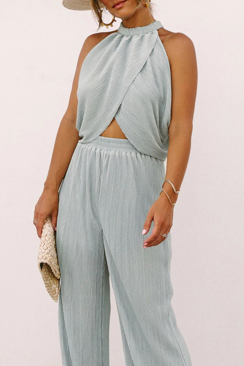 Imya - Mouwloze Twee Delige Halter Set