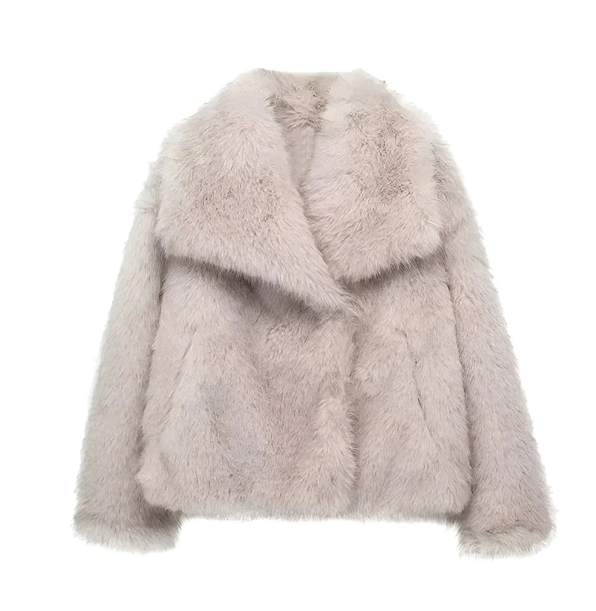 Lexi Fluffy Fur Jas | Dames jas van luxe faux fur met relaxed fit