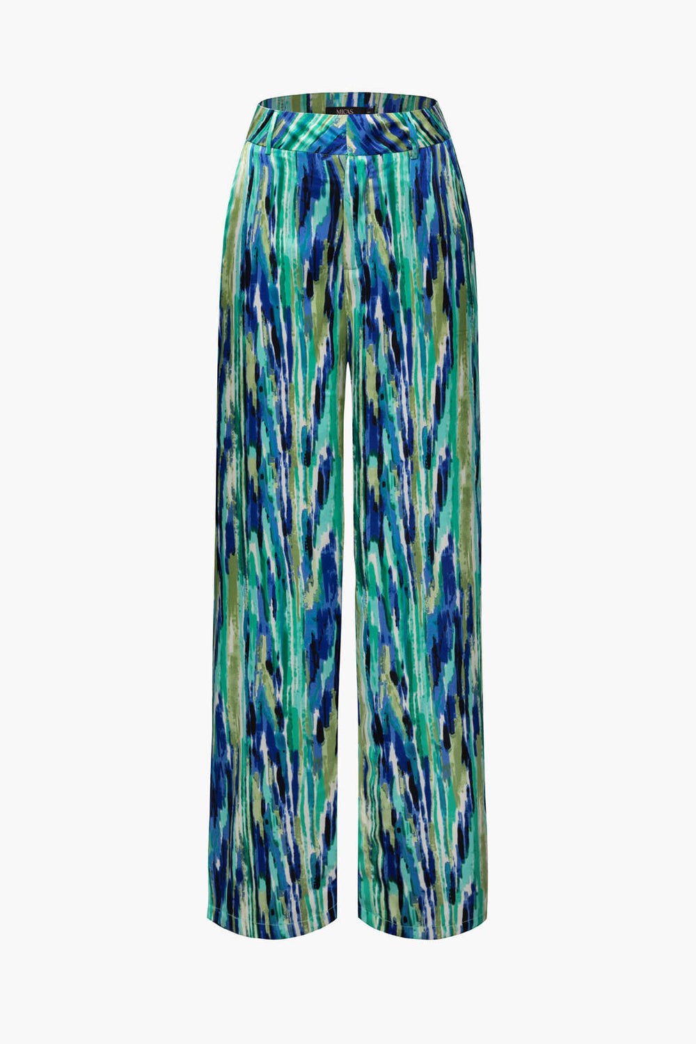 Jossara - Marmerprint Hoge Taille Lange Broek
