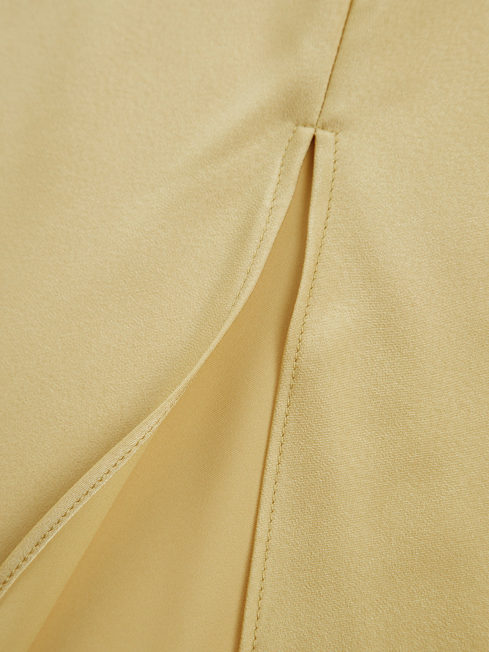 Julessa - Open Back Satin Split Lange Jurk