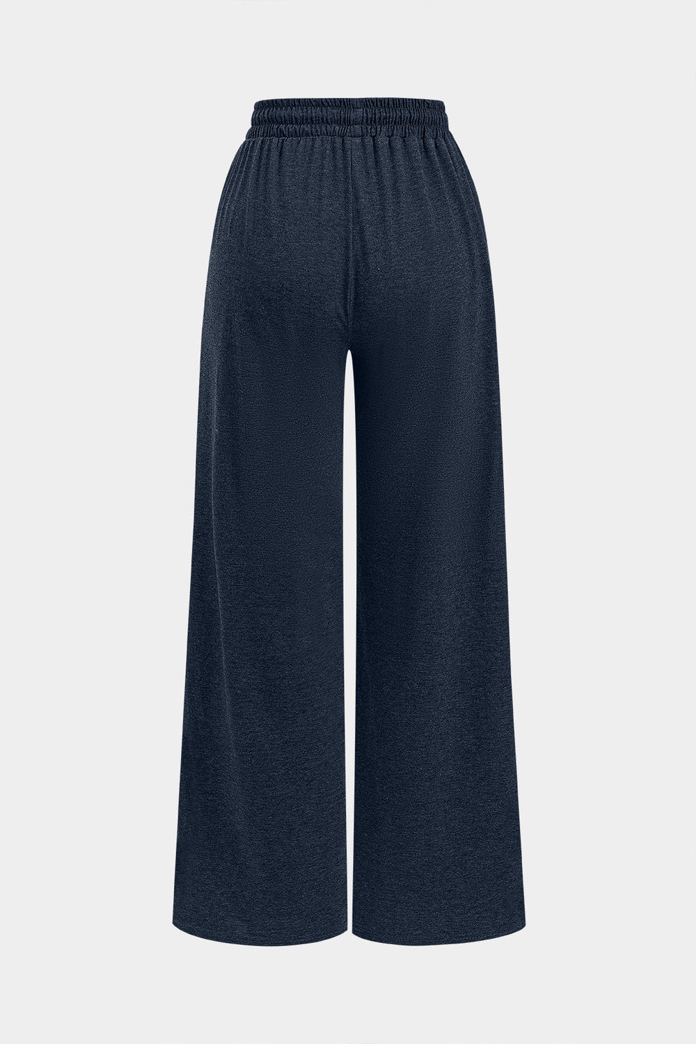 Kaniah - Geplooide Wijde Broek Met Striksluiting
