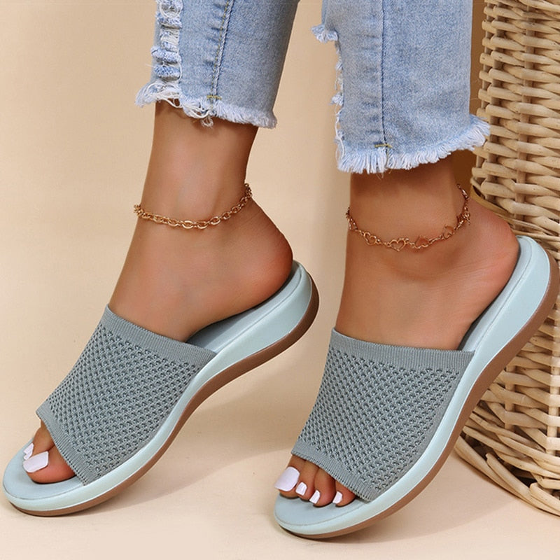 Kathrinne - Comfortabele en Ademend Zomer Orthopedische Slippers voor Vrouwen