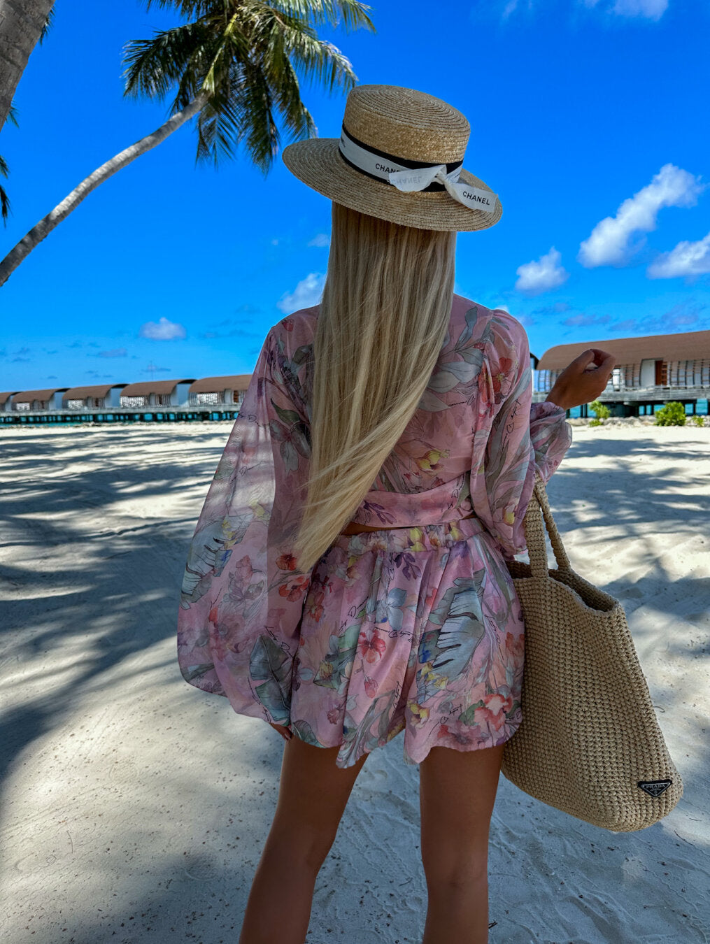 Tweedelige strandset voor dames