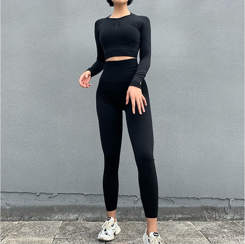 Lainey - Vrouwen Naadloze Yoga/Sport Set