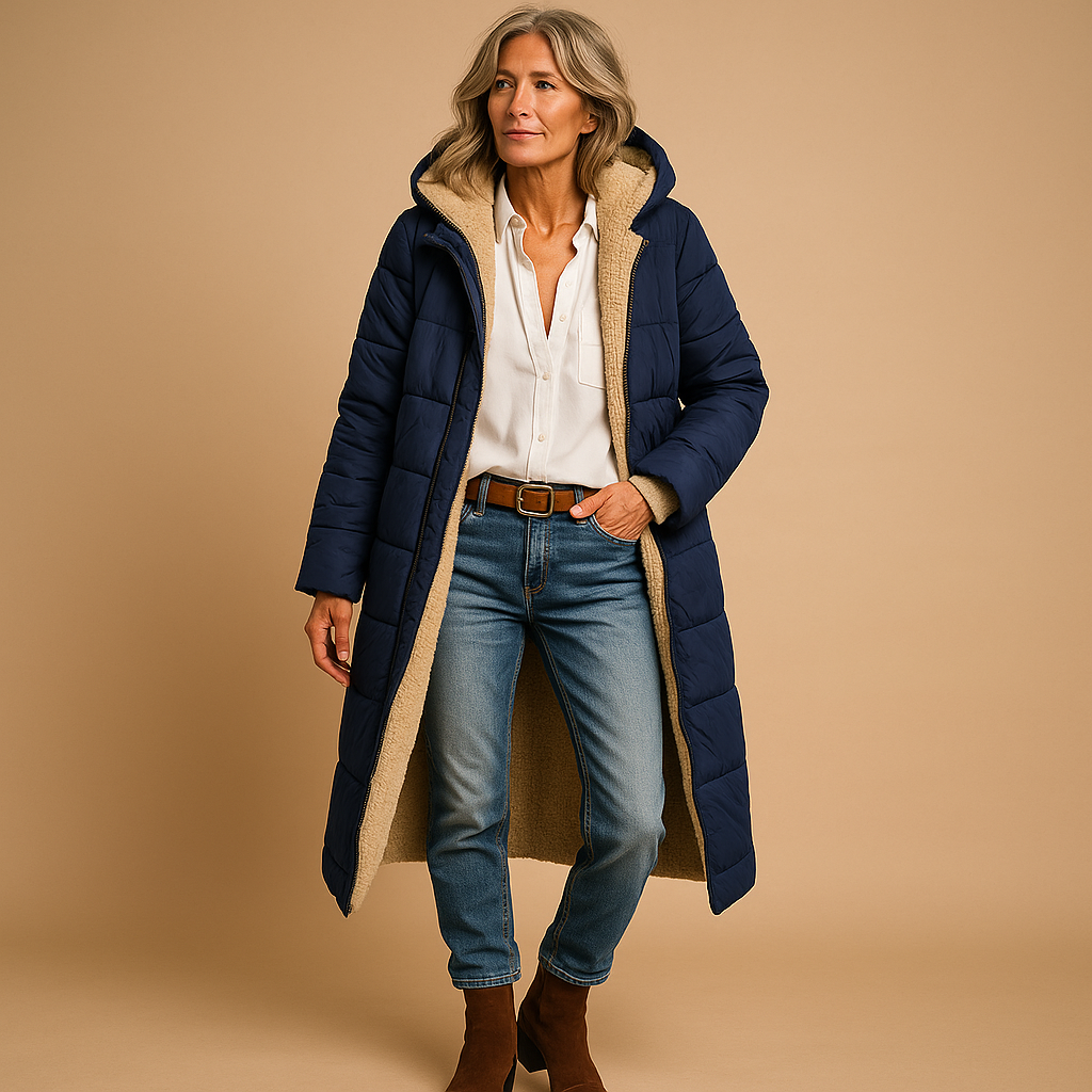Lange winterjas | Damesjas met hoogwaardige isolatie en elegante snit