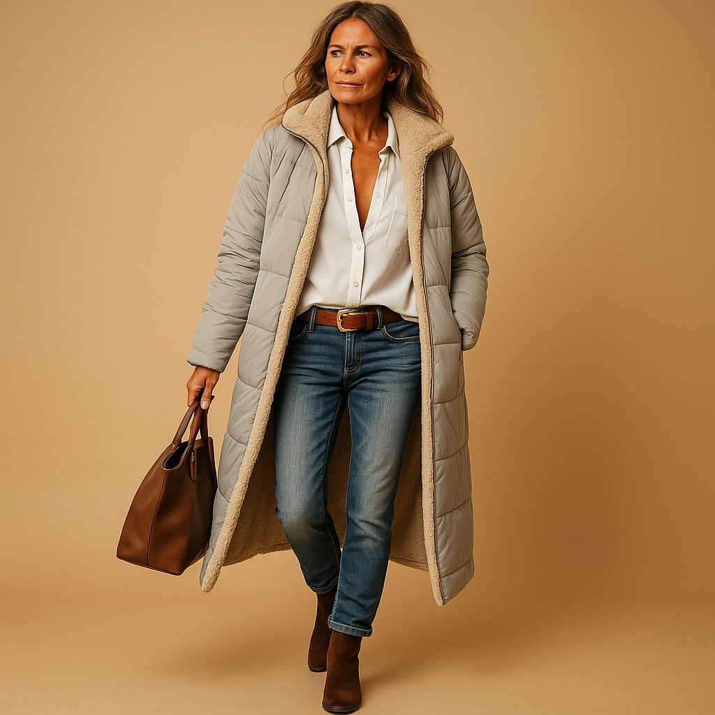 Lange winterjas | Damesjas met hoogwaardige isolatie en elegante snit