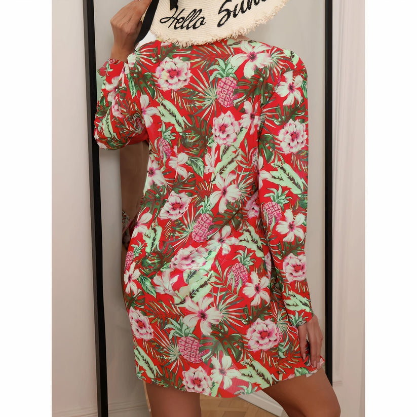 Lapina - Drie Delige Bikini Set Met Bloemenprint