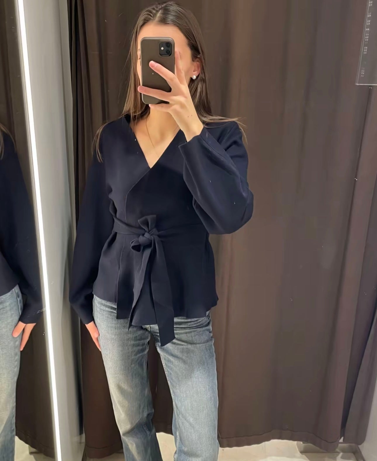 Geknoopt vest dames | Trendy vest met strikdetail en seizoenskleuren