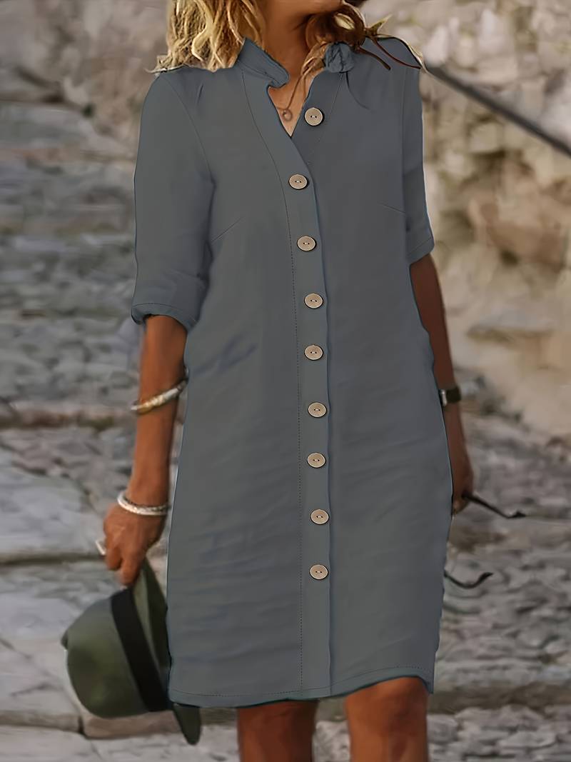 Malina - Ontspannen Chique Midi Jurk