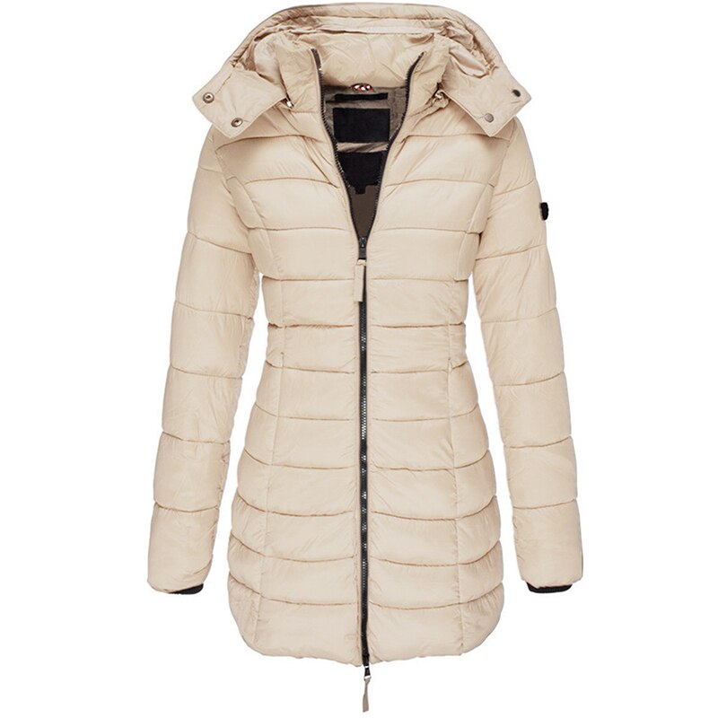 Herfst/Winter Donsjas | Dames donsjas met capuchon en rits