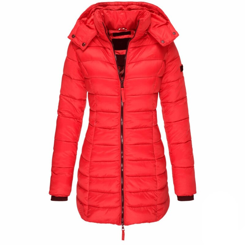 Herfst/Winter Donsjas | Dames donsjas met capuchon en rits