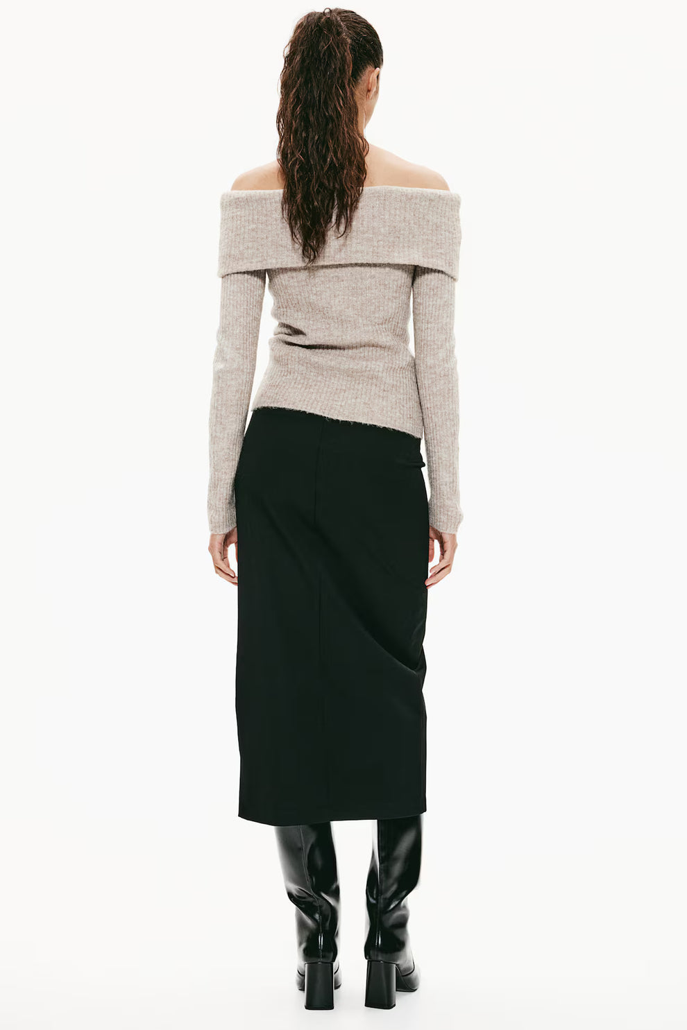 Marjorie | Dames off-shoulder trui met elegante losse pasvorm