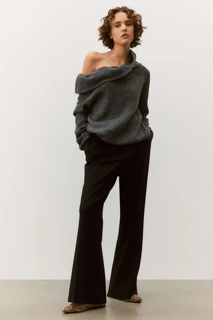 Marjorie | Dames off-shoulder trui met elegante losse pasvorm