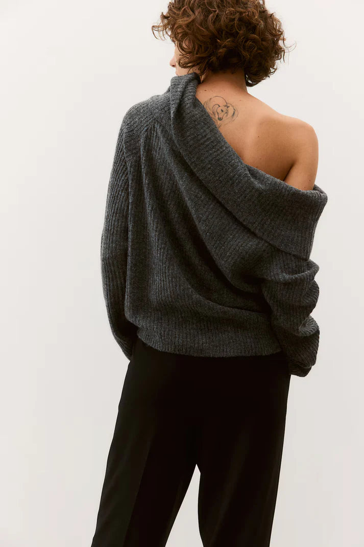 Marjorie | Dames off-shoulder trui met elegante losse pasvorm