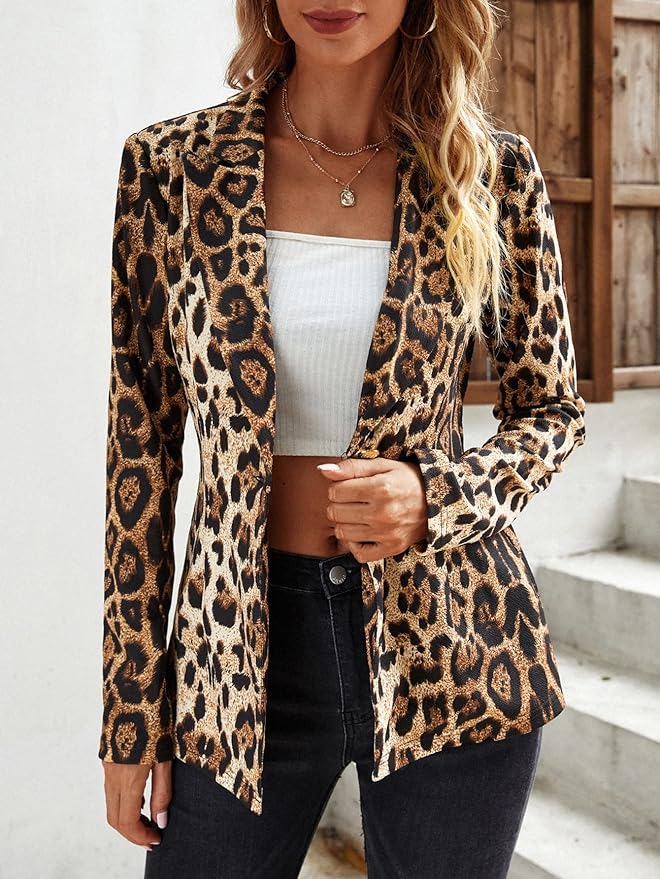 Merced - Luipaard blazer