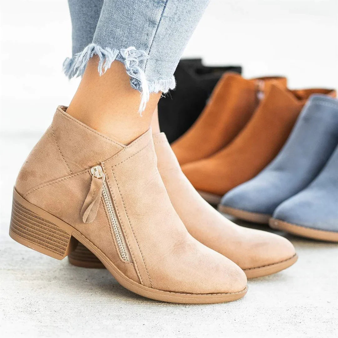 Modieuze suede laarzen