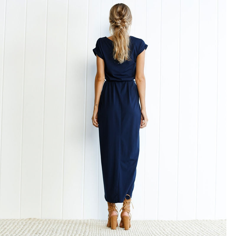 Moira - Lange Jurk Met Split