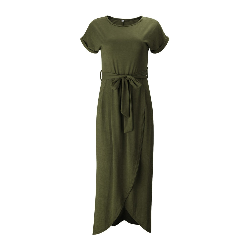 Moira - Lange Jurk Met Split