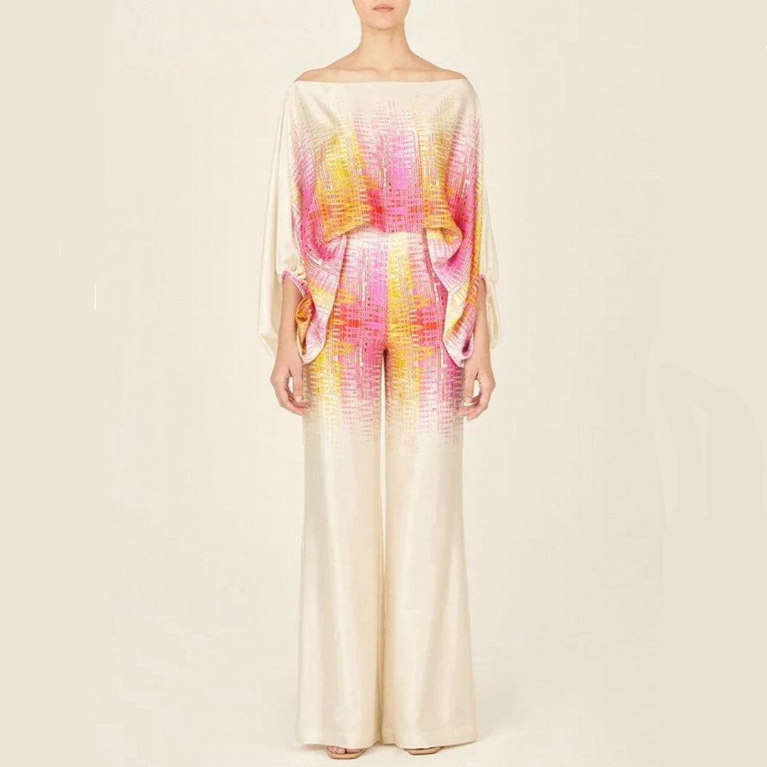 Muriel Satijnen Set | Dames tweedelige set met luxe uitstraling en comfortabele pasvorm