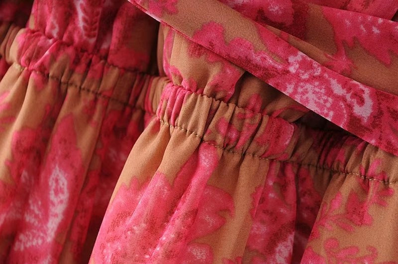 Neela Jumpsuit | Lange mouwen damesjumpsuit met open rug en striksluiting in elegante stijl