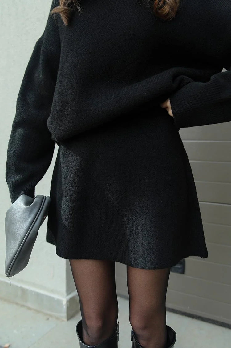 Nola Najaarsset | Dames viral trendy set met losse fit en zachte wolmix
