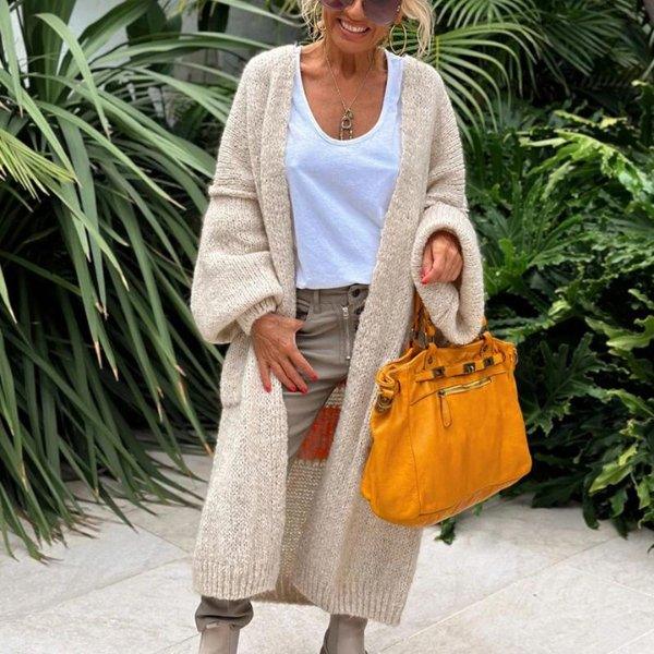 Dunya - Vintage Oversized Love En Peace Cardigan