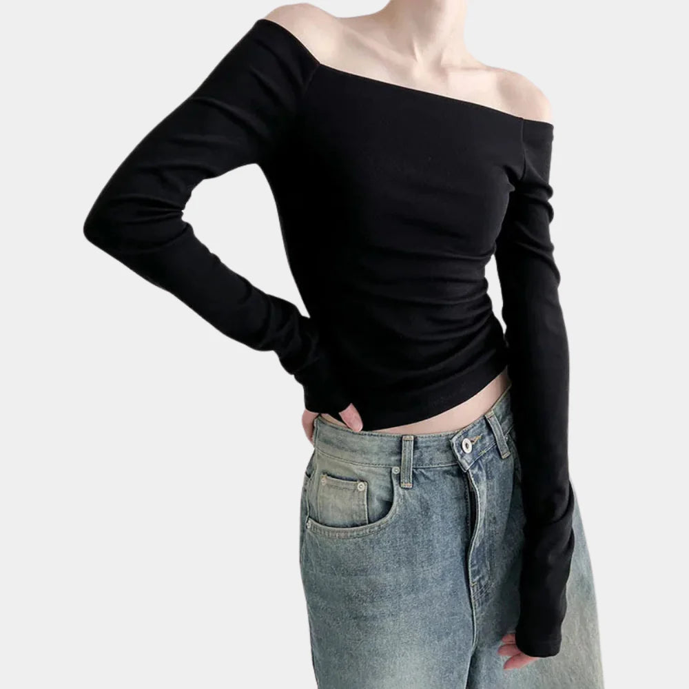Off-shoulder top voor dames