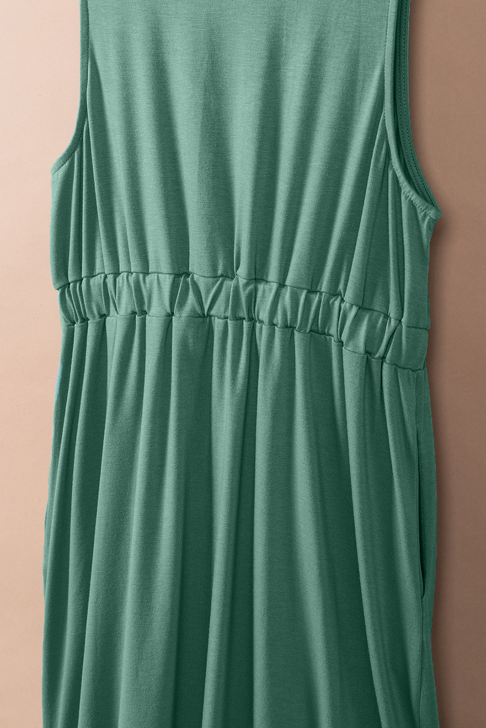 Oluwaseun - Mouwloze Mini Jurk Met Hoge Taille