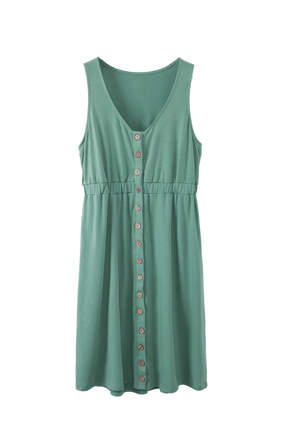 Oluwaseun - Mouwloze Mini Jurk Met Hoge Taille