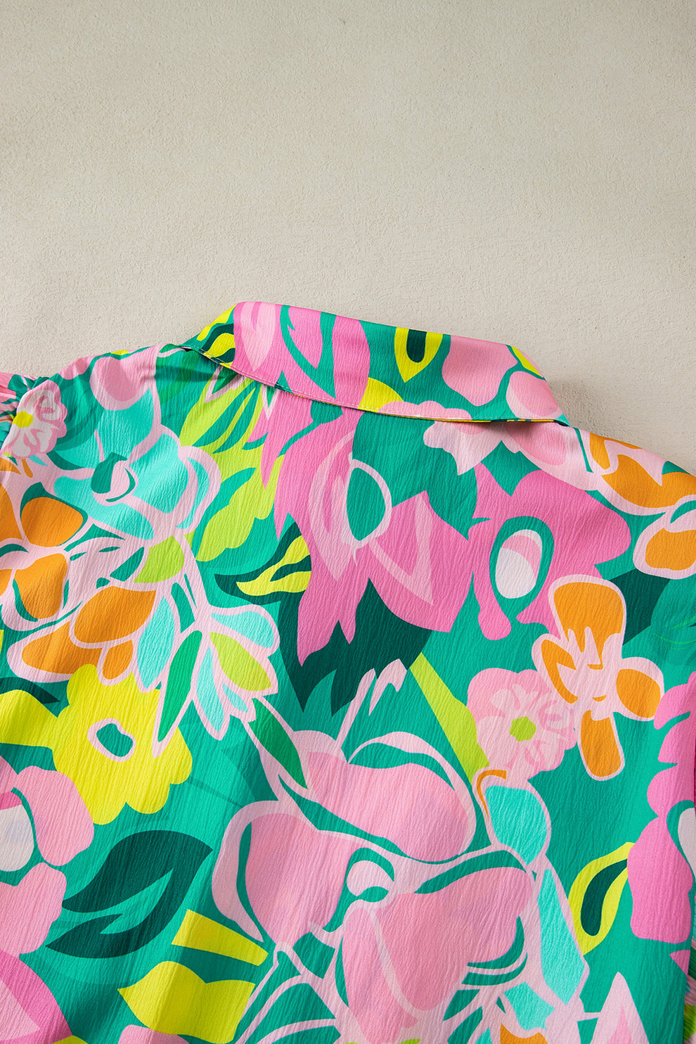 Paloma - Jurk Met Bloemen En Pofmouwen