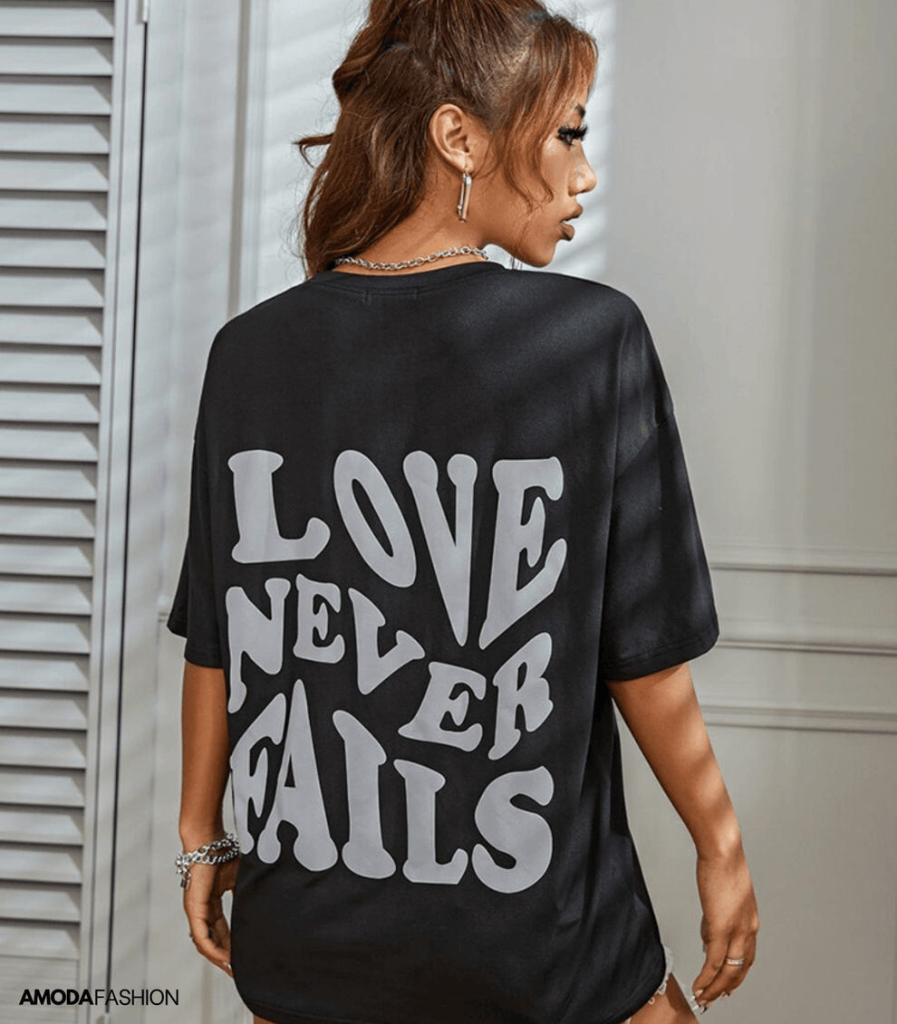 Paris - T-shirt Met Korte Mouwen En Rugprint