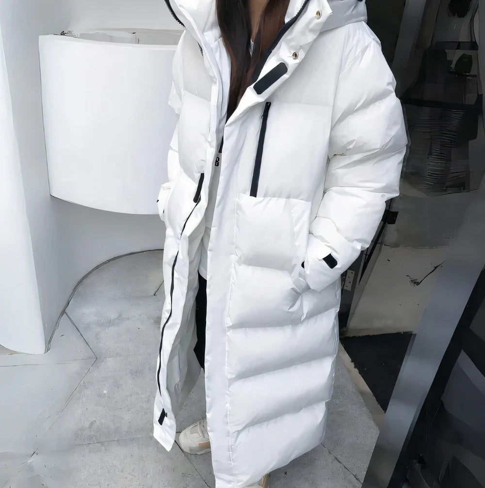Lange Warme Parka | Dames winterjas met dons- en verenvoering tot -20°C