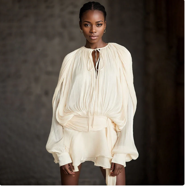 Petra - Lichte Luxe Mini Jurk