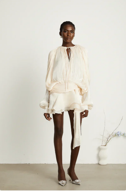 Petra - Lichte Luxe Mini Jurk