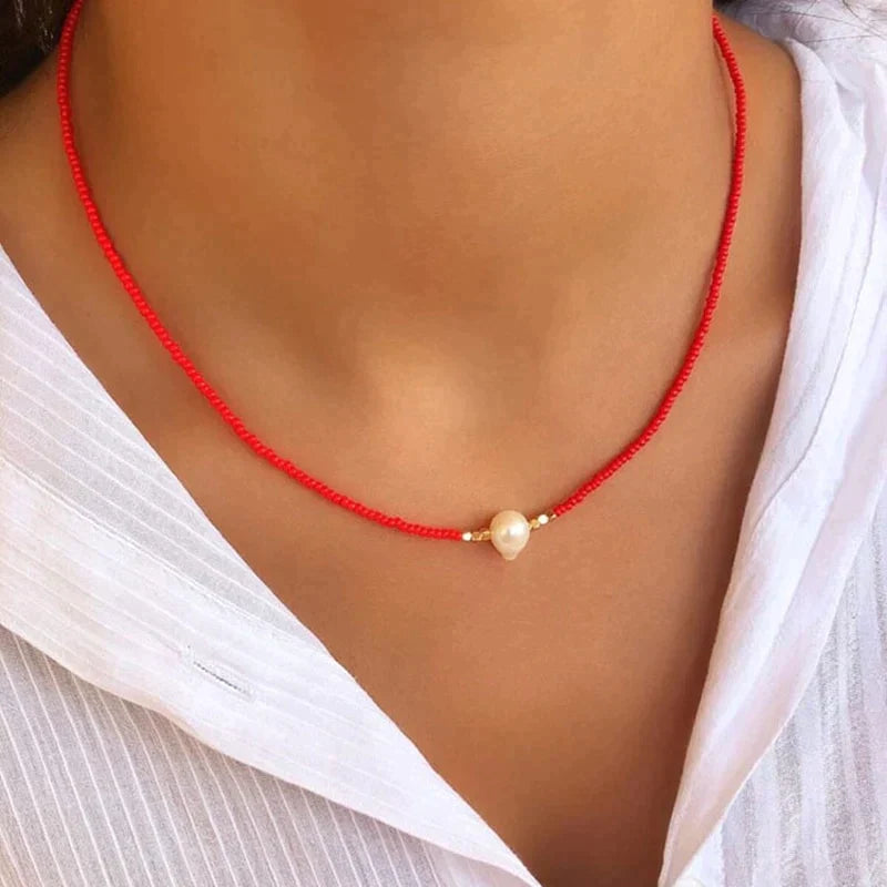 Anneke | Damesketting met zoetwaterparels – tijdloze elegantie en luxe uitstraling
