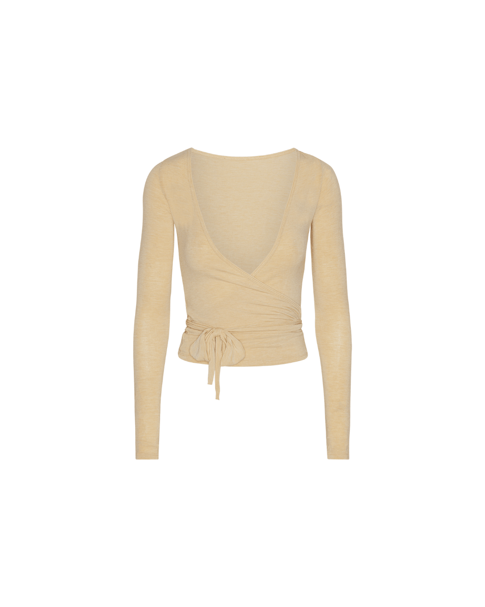 Wikkelblouse - Beige