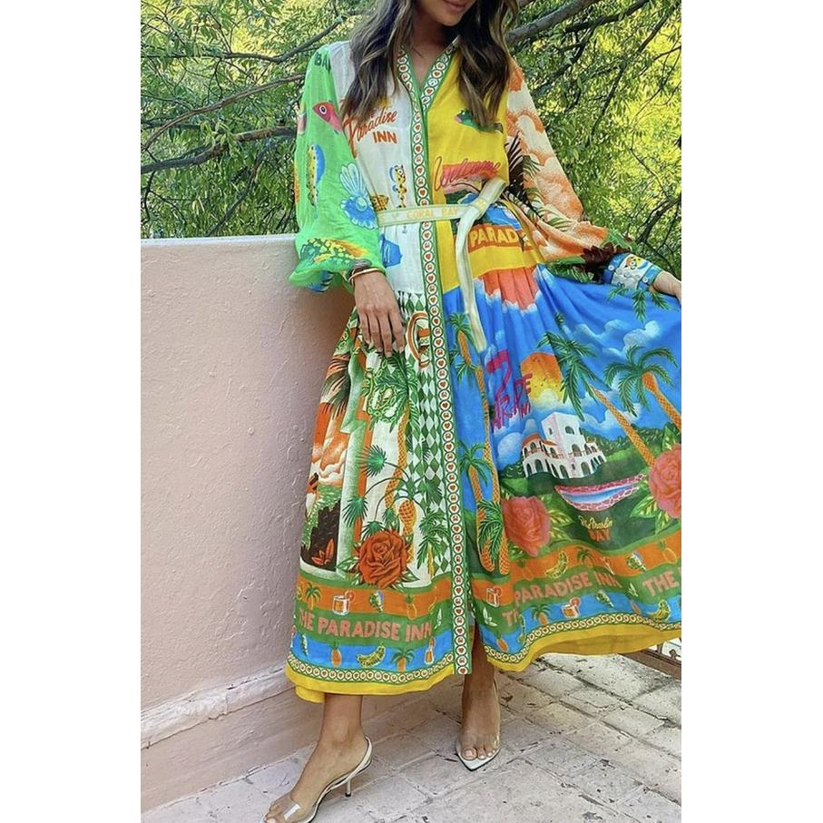 Moree | Kleurrijke Zomer Jurk