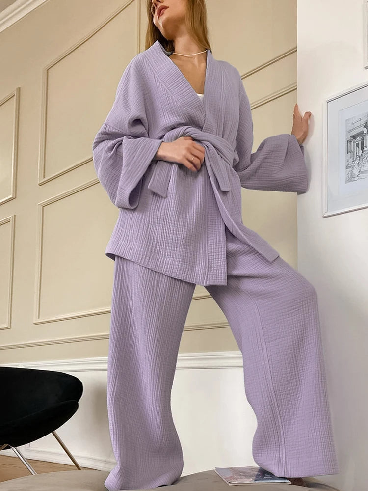 Meral - Comfortabele Kimono Set voor Dames