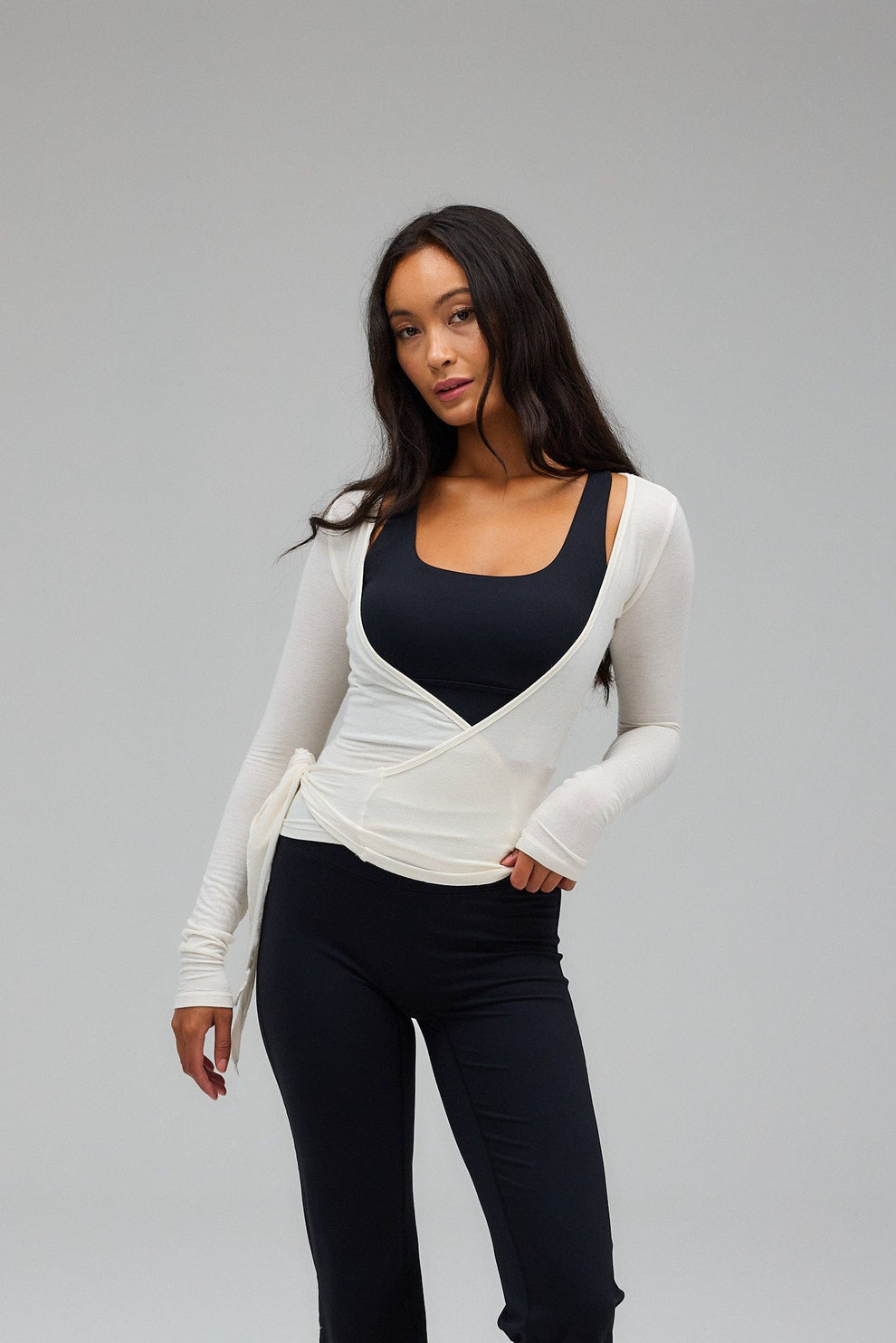 Wikkelblouse - Wit