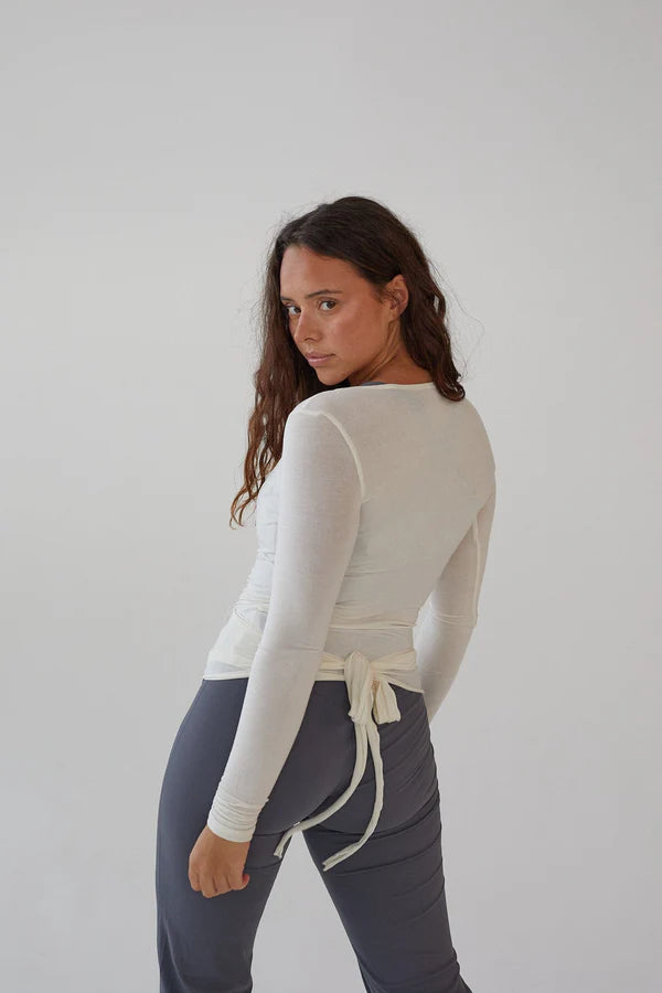 Wikkelblouse - Wit