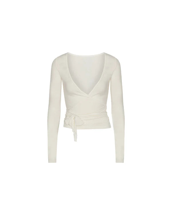 Wikkelblouse - Wit