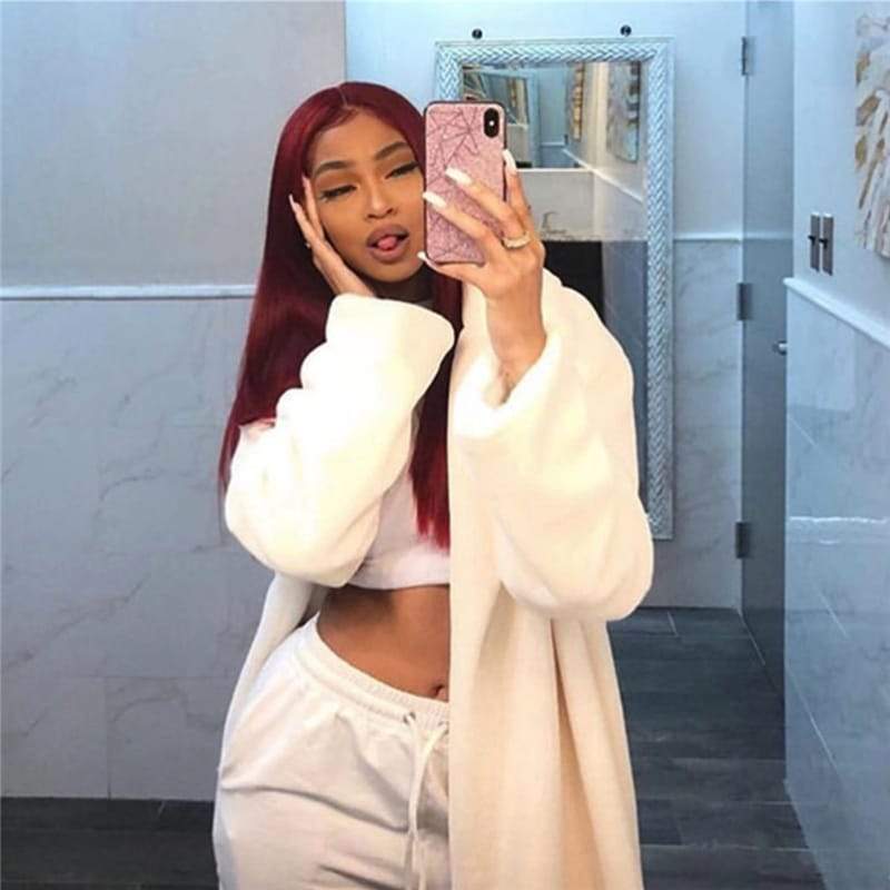 Raiza teddyjas dames | Lange pluche jas van imitatiebont met elegante stijl