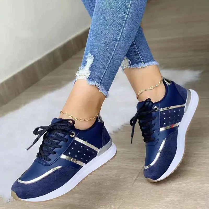 Easy Fit Lightweight Flat Sneakers | Orthopedische Dames Sneakers met 3-Boog Ondersteuning