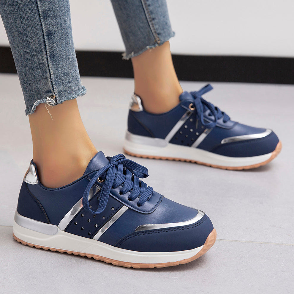 Easy Fit Lightweight Flat Sneakers | Orthopedische Dames Sneakers met 3-Boog Ondersteuning
