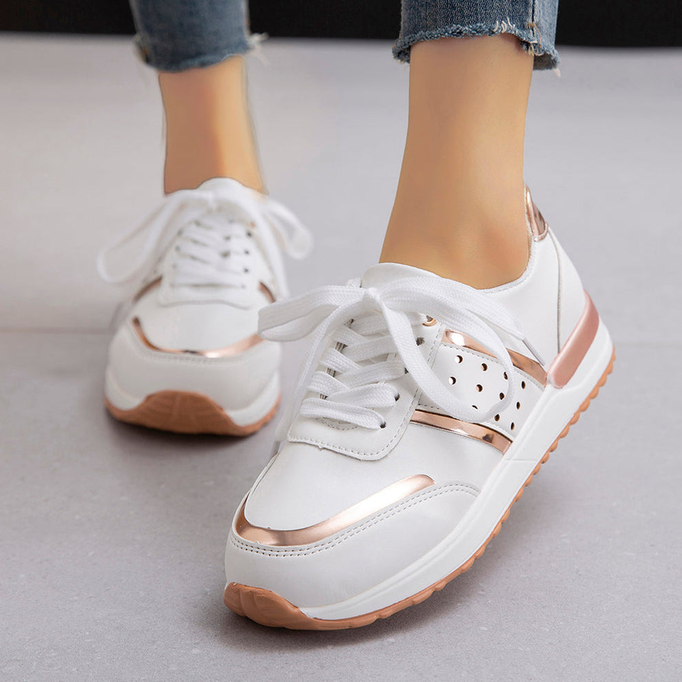 Easy Fit Lightweight Flat Sneakers | Orthopedische Dames Sneakers met 3-Boog Ondersteuning