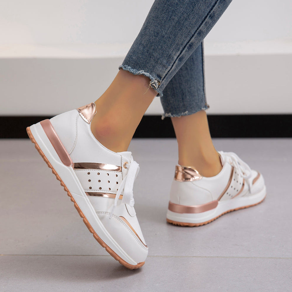 Easy Fit Lightweight Flat Sneakers | Orthopedische Dames Sneakers met 3-Boog Ondersteuning