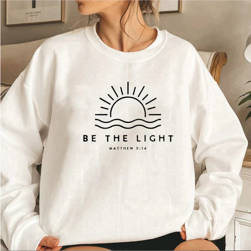Richelle sweatshirt dames | Plus size trui met losse pasvorm en inspirerende tekst