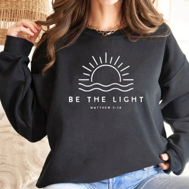 Richelle sweatshirt dames | Plus size trui met losse pasvorm en inspirerende tekst
