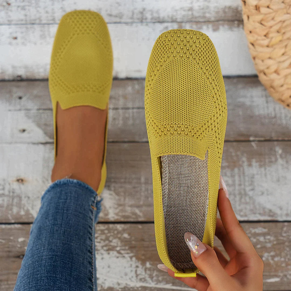 Rose - Orthopedische Antislip Platte Schoenen Voor Dames